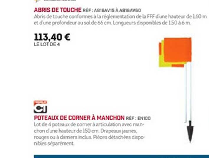 Abris De Touche Poteaux De Corner à Manchon