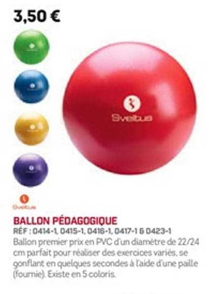 ballon pédagogique sveltus
