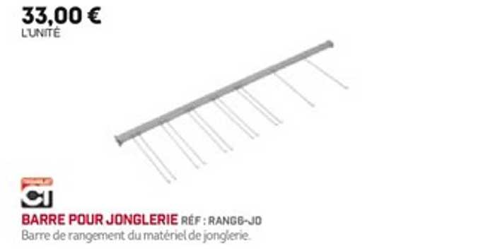 barre pour jonglerie