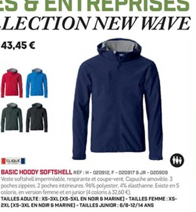 basic hoody softshell