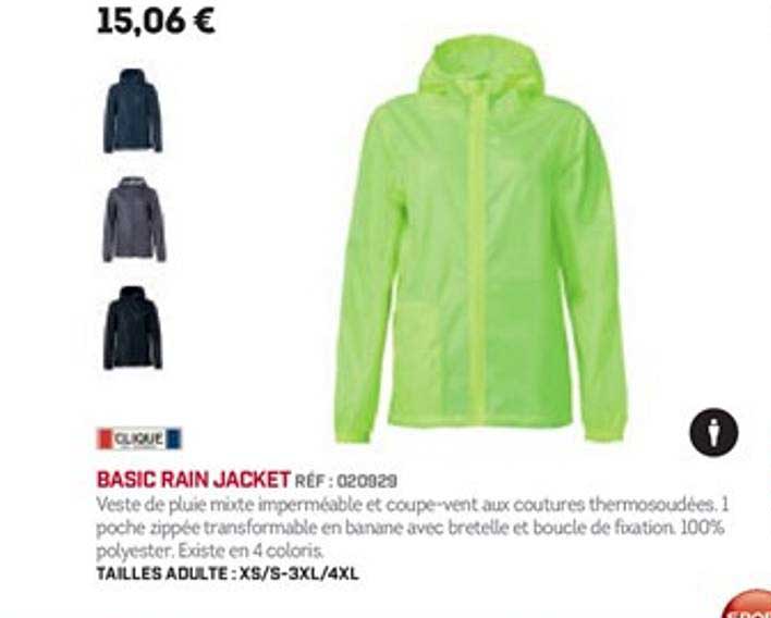 basic rain jacket