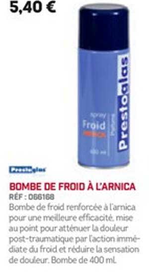 Bombe De Foid à L'arnica Prestoalas