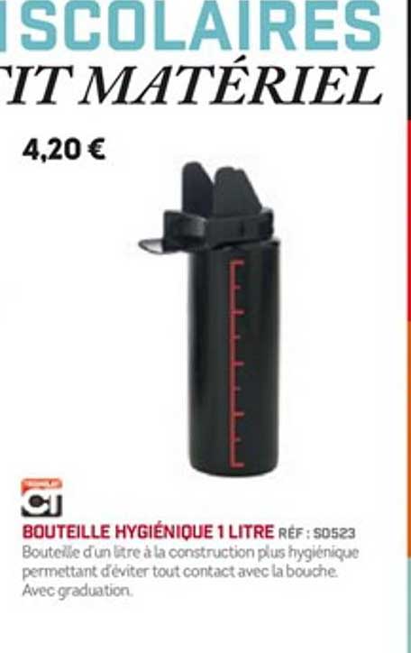 bouteille hygiénique 1 litre