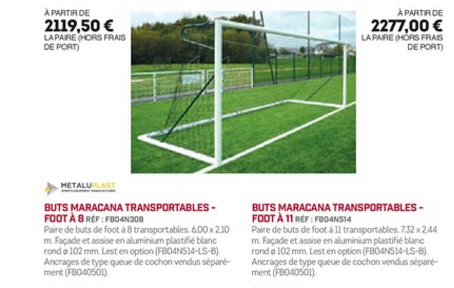 buts maracana transportables foot à 8 buts maracana transportables foot a11