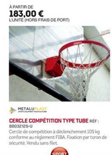 cercle compétition type tube metaluplast