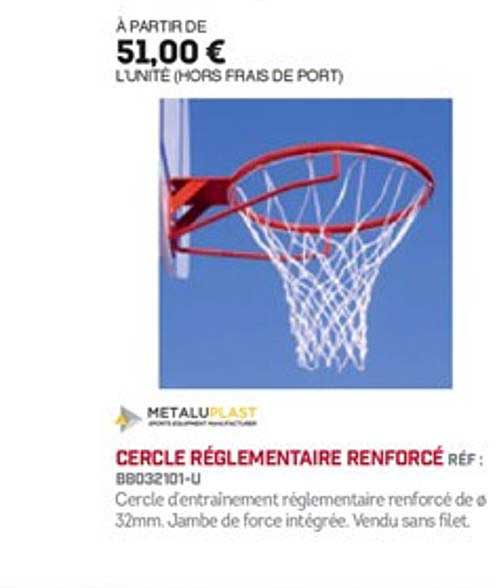 cercle réglementaire renforcé metaluplast
