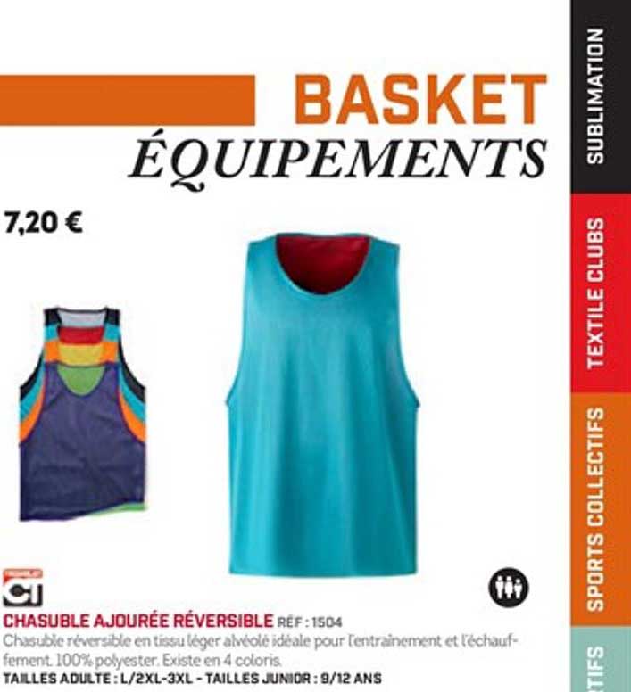 chasuble ajourée réversible