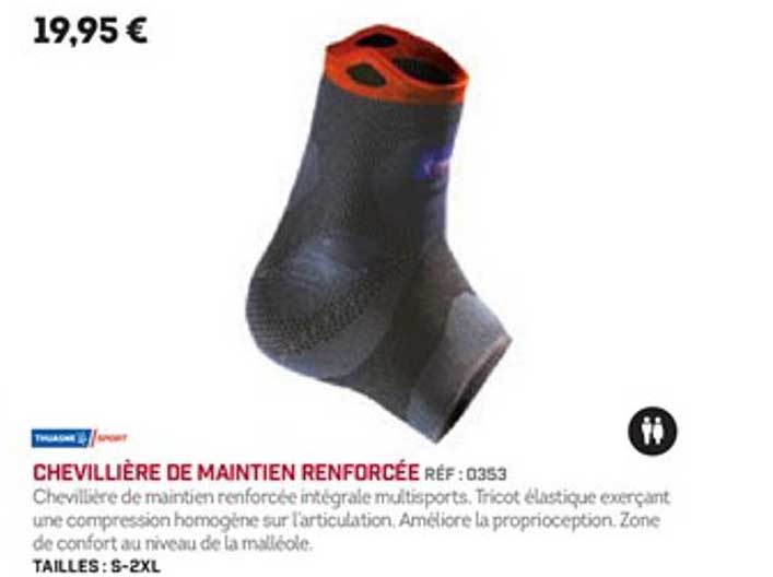 chevillière de maintien renforcée