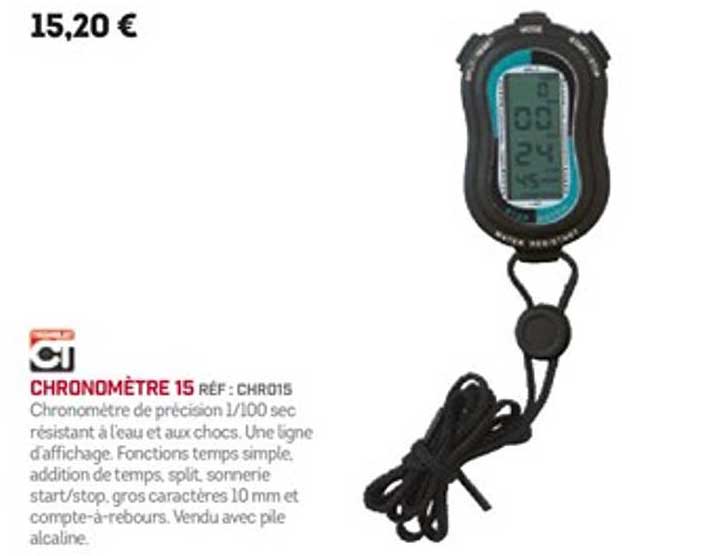 chronomètre 15