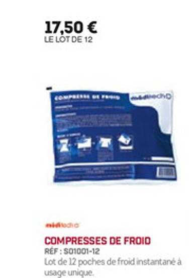 compresses de froid méditecho