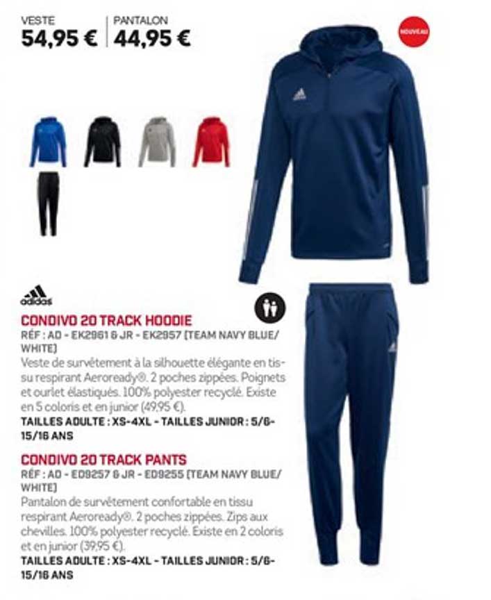 condivo 20 track hoddie condivo 20 track pants
