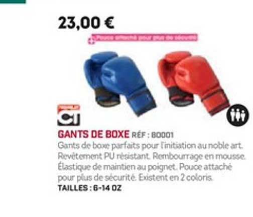 gants de boxe