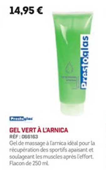 gel vert à l'arnica