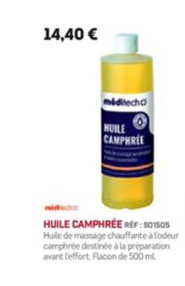 huile camphrée méditecho