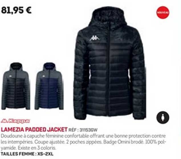 lamezia paddeo jacket kappa
