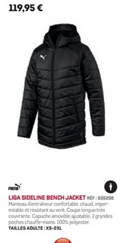 liga sideline bench jacket puma