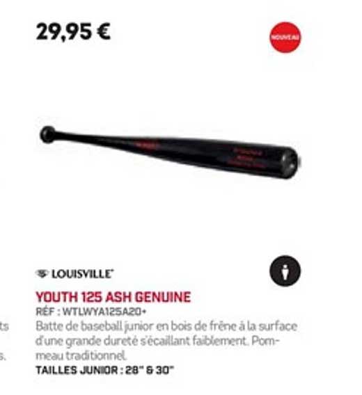 louisville youth 125 ash genuine