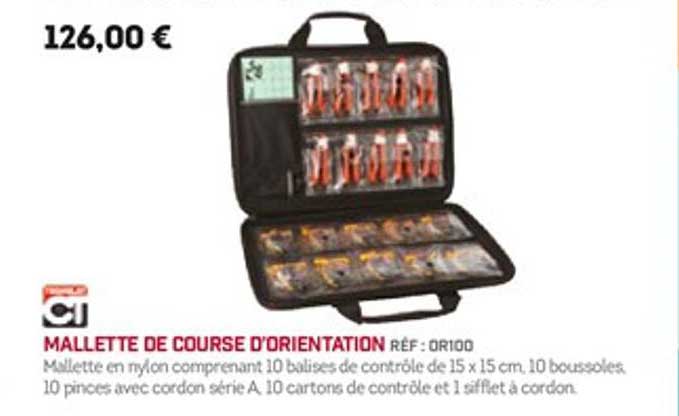 mallette de course d'orientation