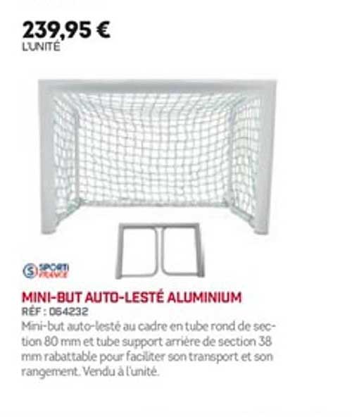 mini-but auto-lesté aluminium