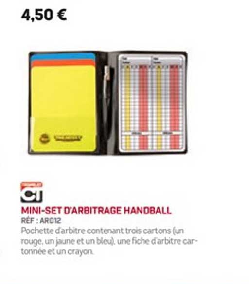 Mini Set D'arbitrage Handball