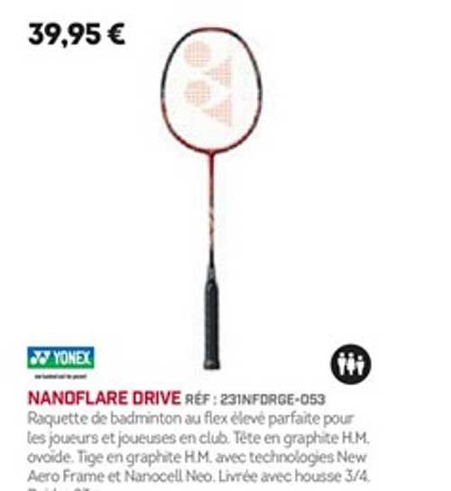 nanoflare drive yonex