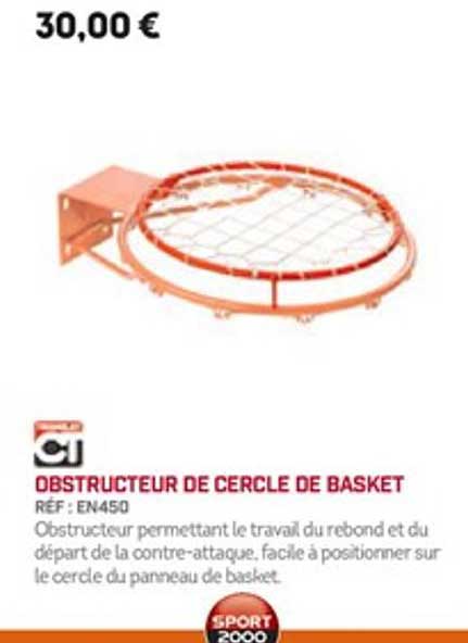 obstructeur de cercle de basket