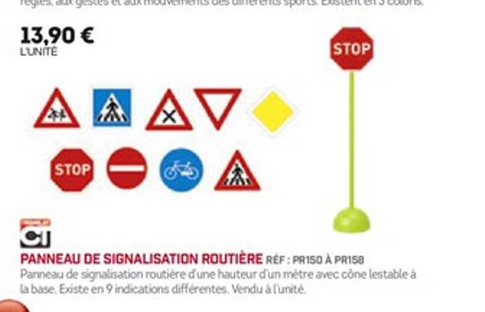 panneau de signalisation routière