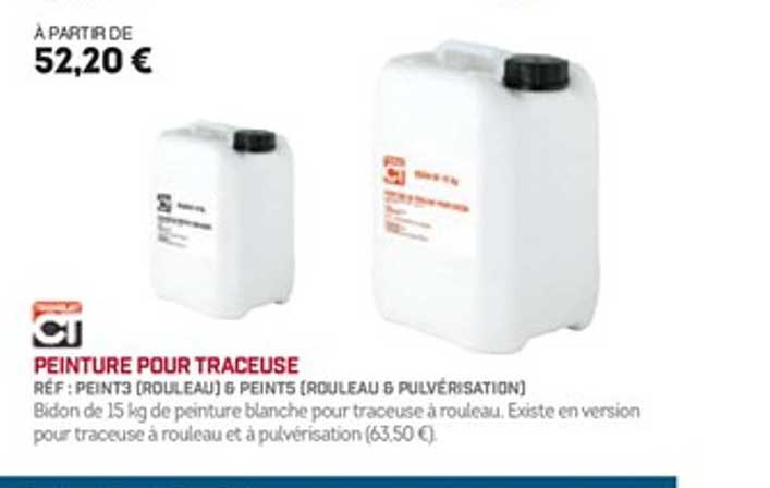 peinture pour traceuse