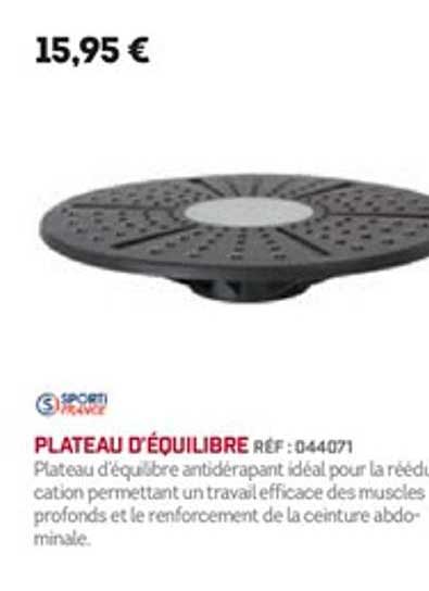 plateau d'équilibre sport france