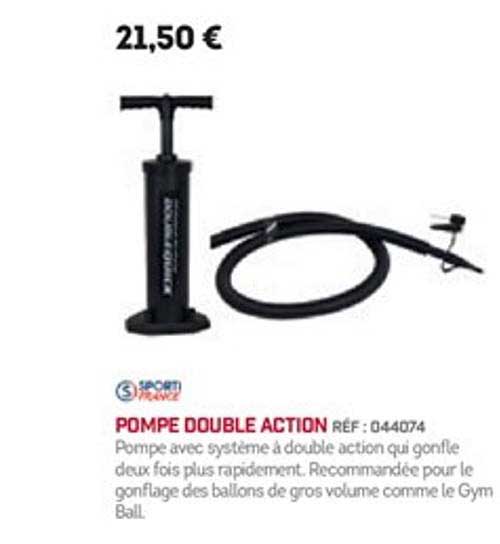 Pompe Double Action Sport France