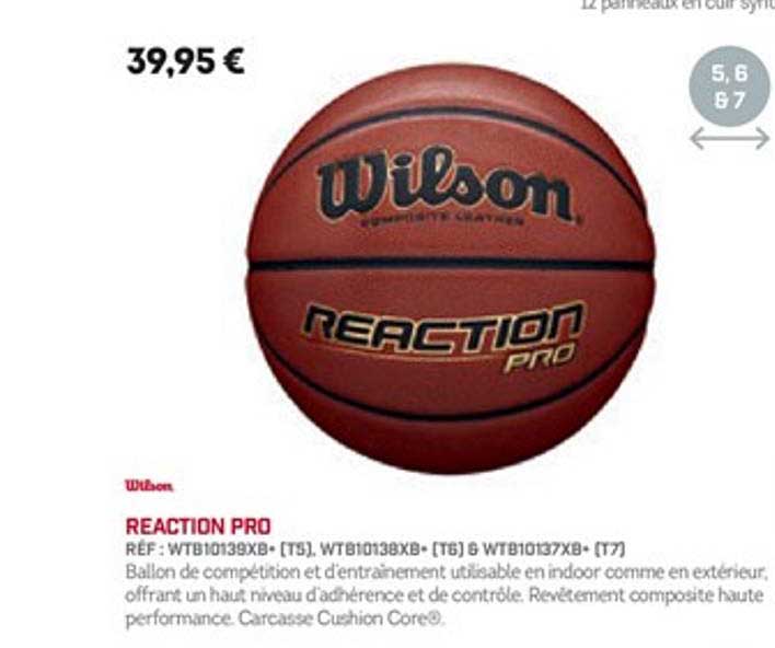 reaction pro wilson