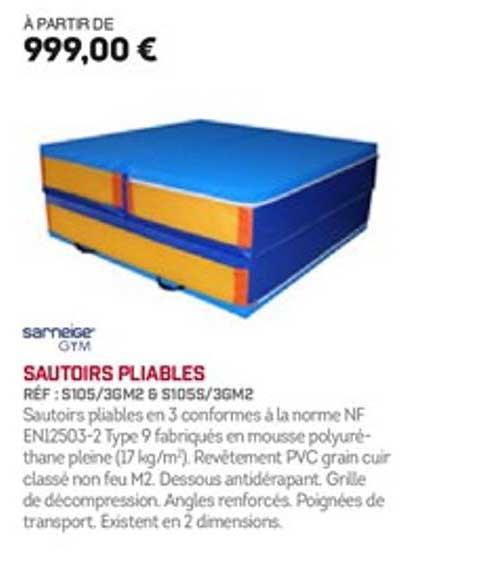sautoirs pliables sarneige gym
