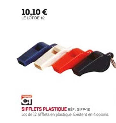 Sifflets Plastique