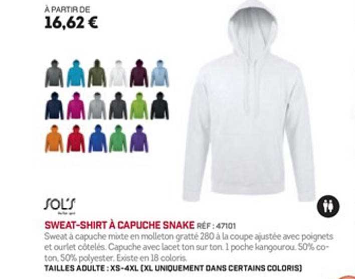 sol's sweat shirt à capuche snake