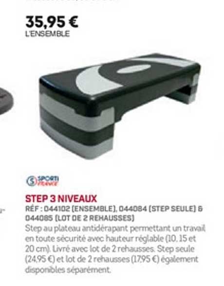 Step 3 Niveaux Sport France