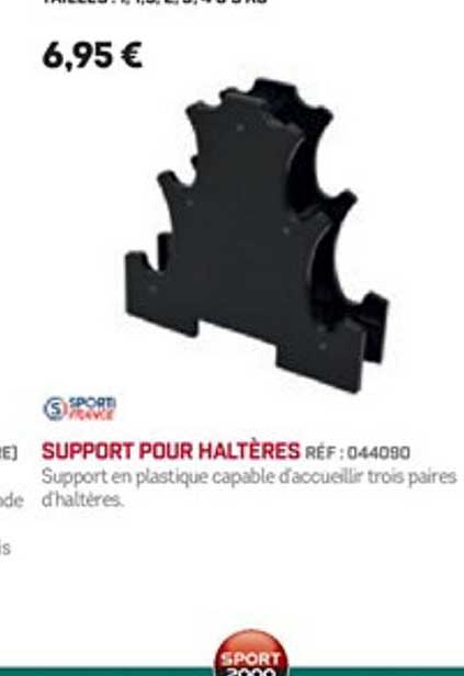 support pour haltères sport france