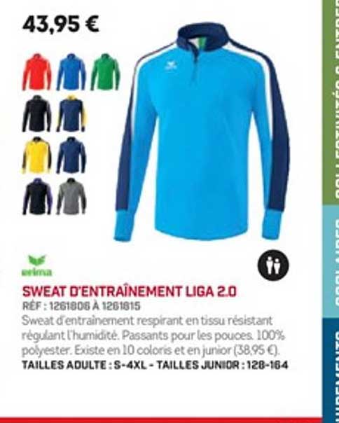 sweat d'entraînement liga 2.0