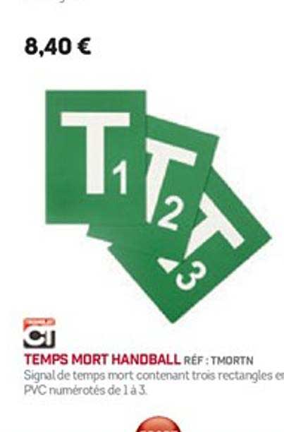 temps mort handball