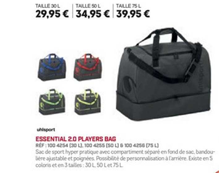 uhlsport essential 2.0 players bag