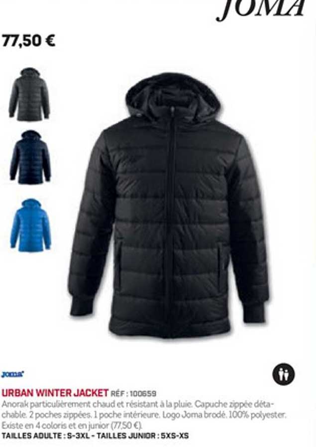 urban winter jacket joma