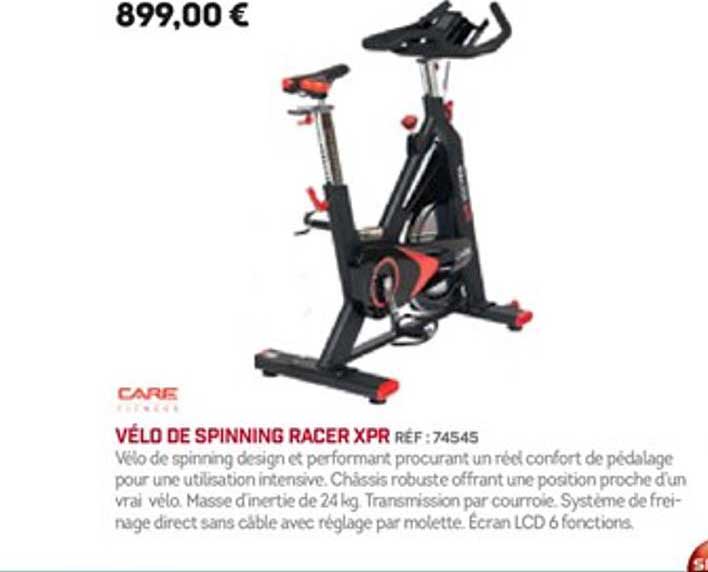vélo de spinning racer xpr care