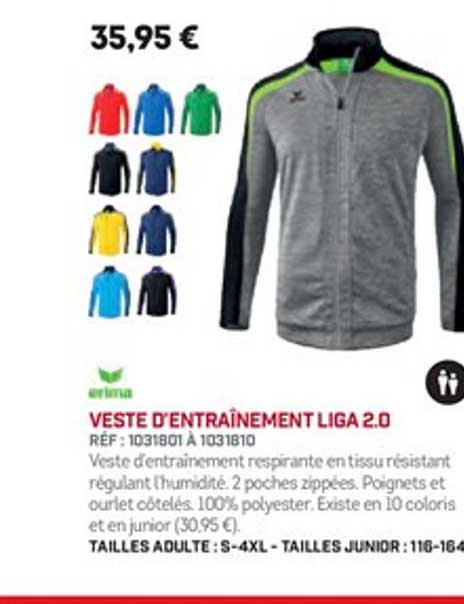 veste d'entraînement liga 2.0