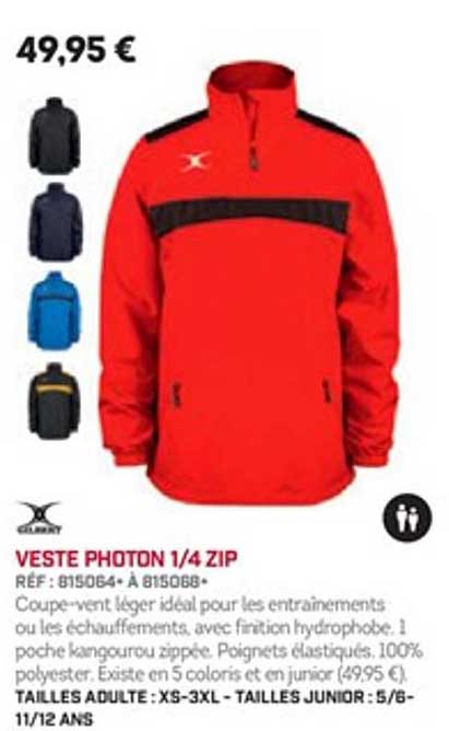 Veste Photon 1 4 Zip