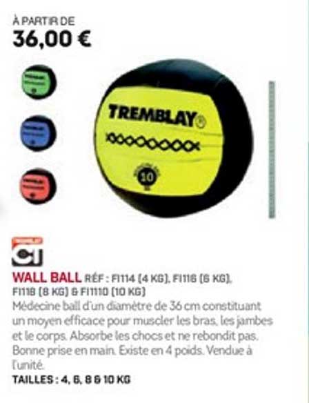 wall ball tremblay