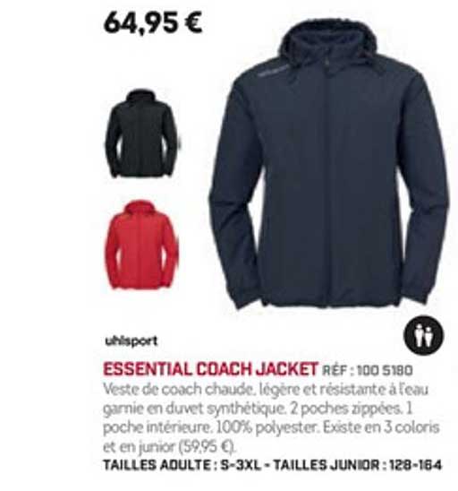 uhlsport essential coach jacket