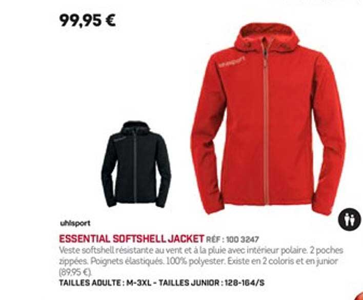 uhlsport essential softshell jacket