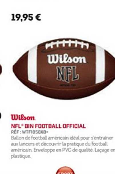 wilson nfl bin football official