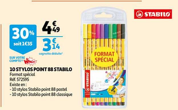 10 Stylos Point 88 Stabilo