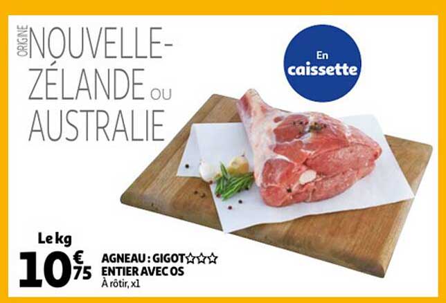 Agneau : Gigot *** Entier Avec Os