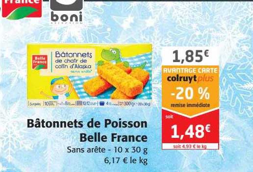 Bâtonnets De Poisson Belle France